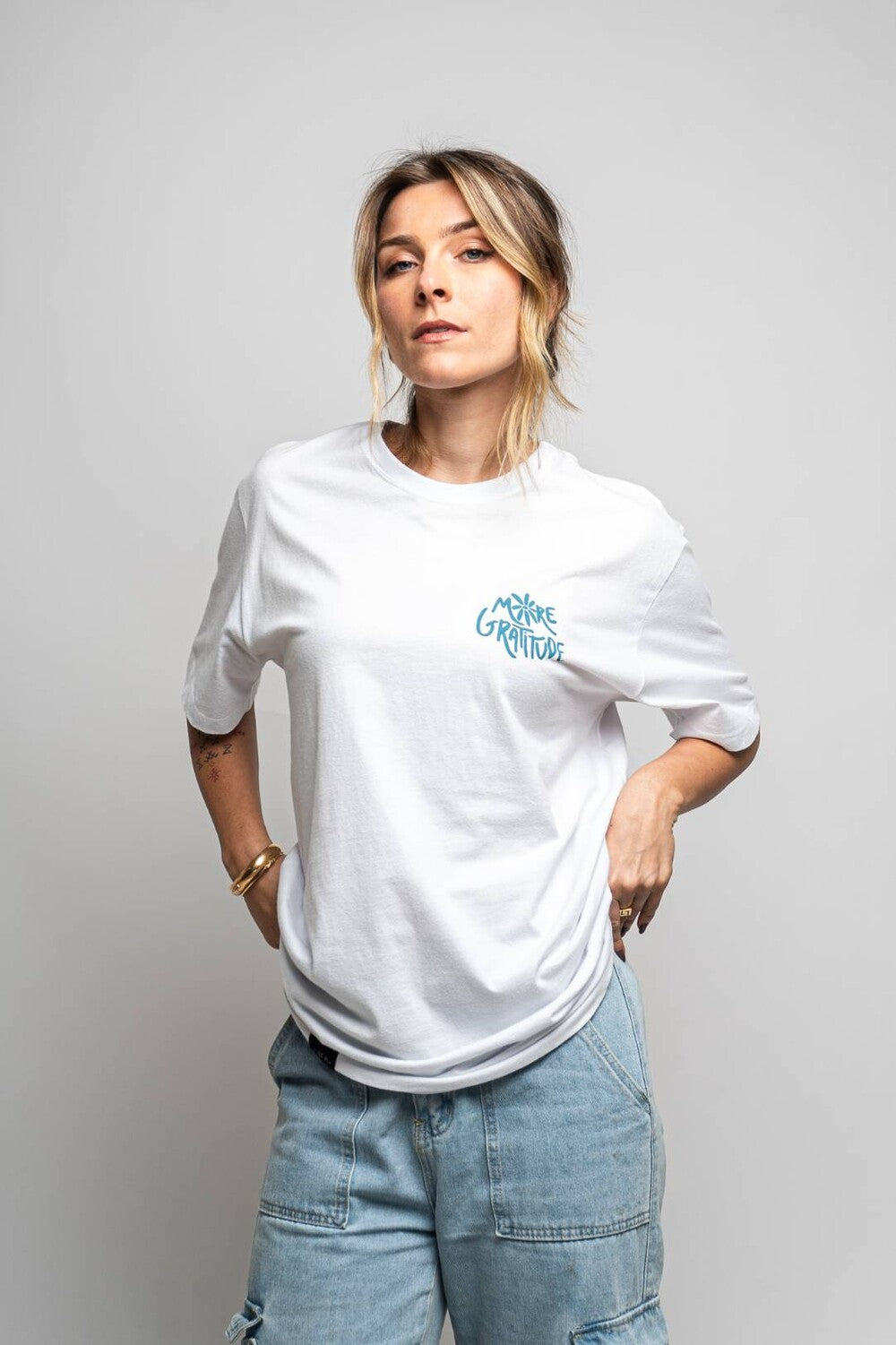 Camiseta More Gratitude Branca