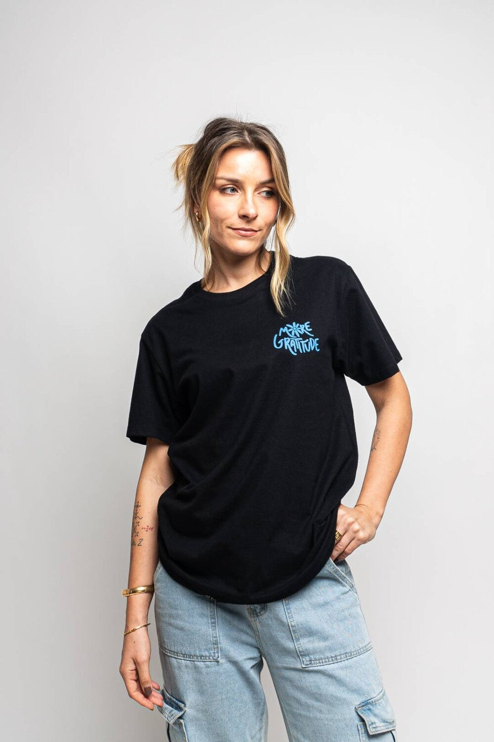 Camiseta More Gratitude Preta