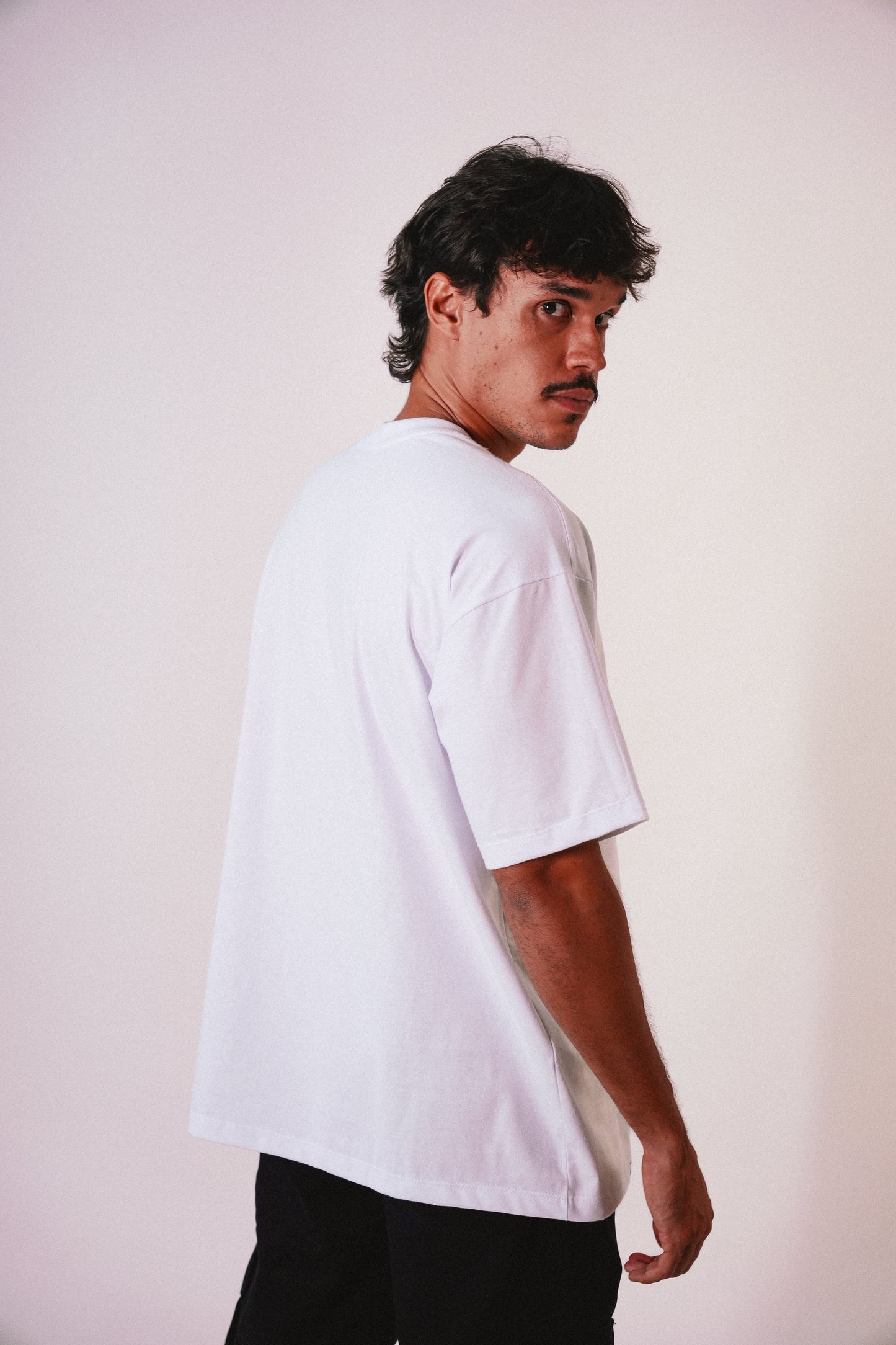 Camiseta Oversized Básica Branca