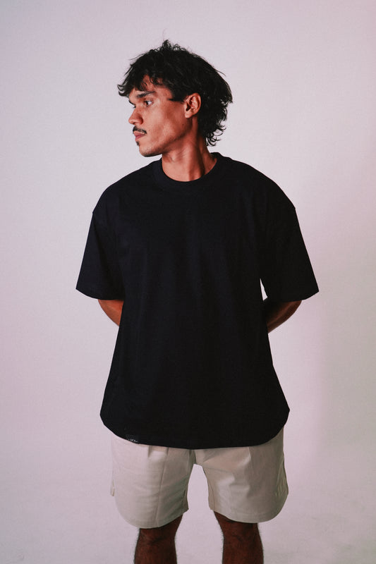 Camiseta Oversized Básica Preta