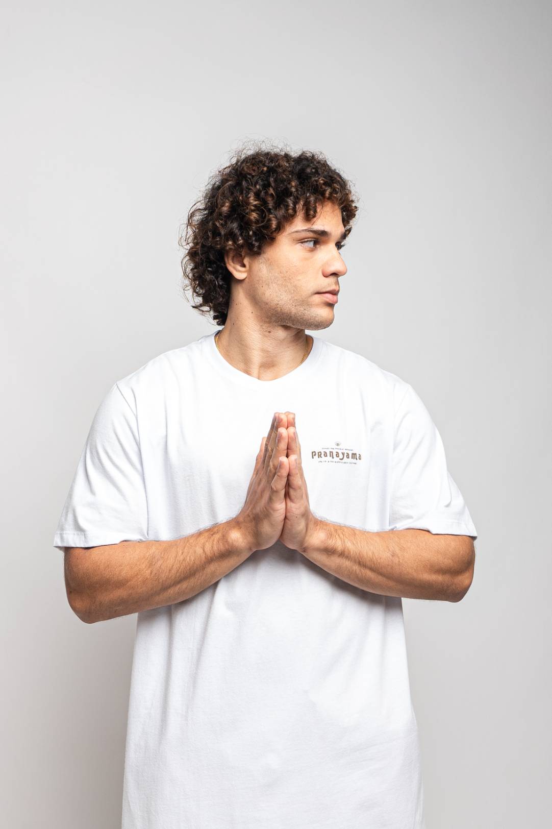 Camiseta Pranayama Branca