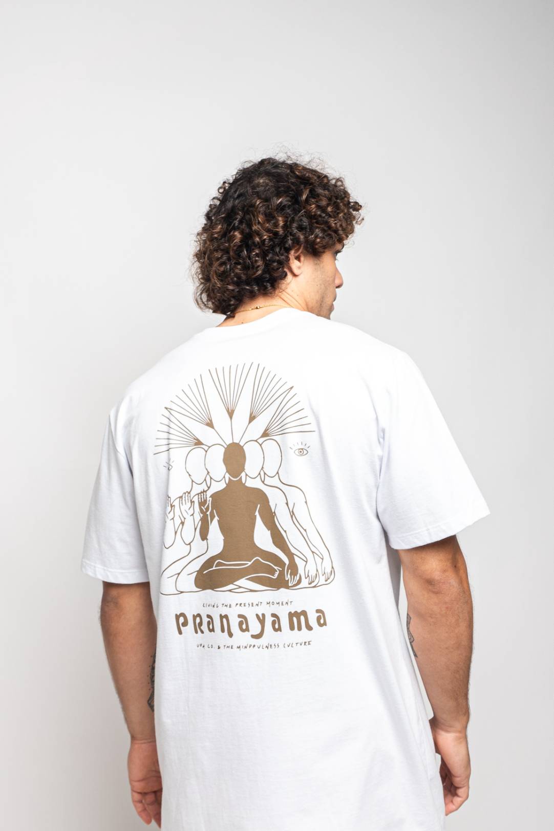 Camiseta Pranayama Branca
