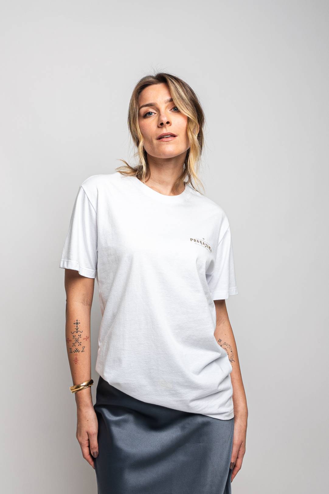 Camiseta Pranayama Branca