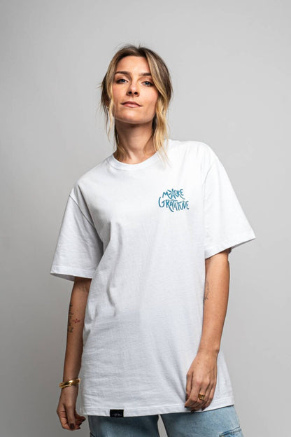 Camiseta More Gratitude Branca