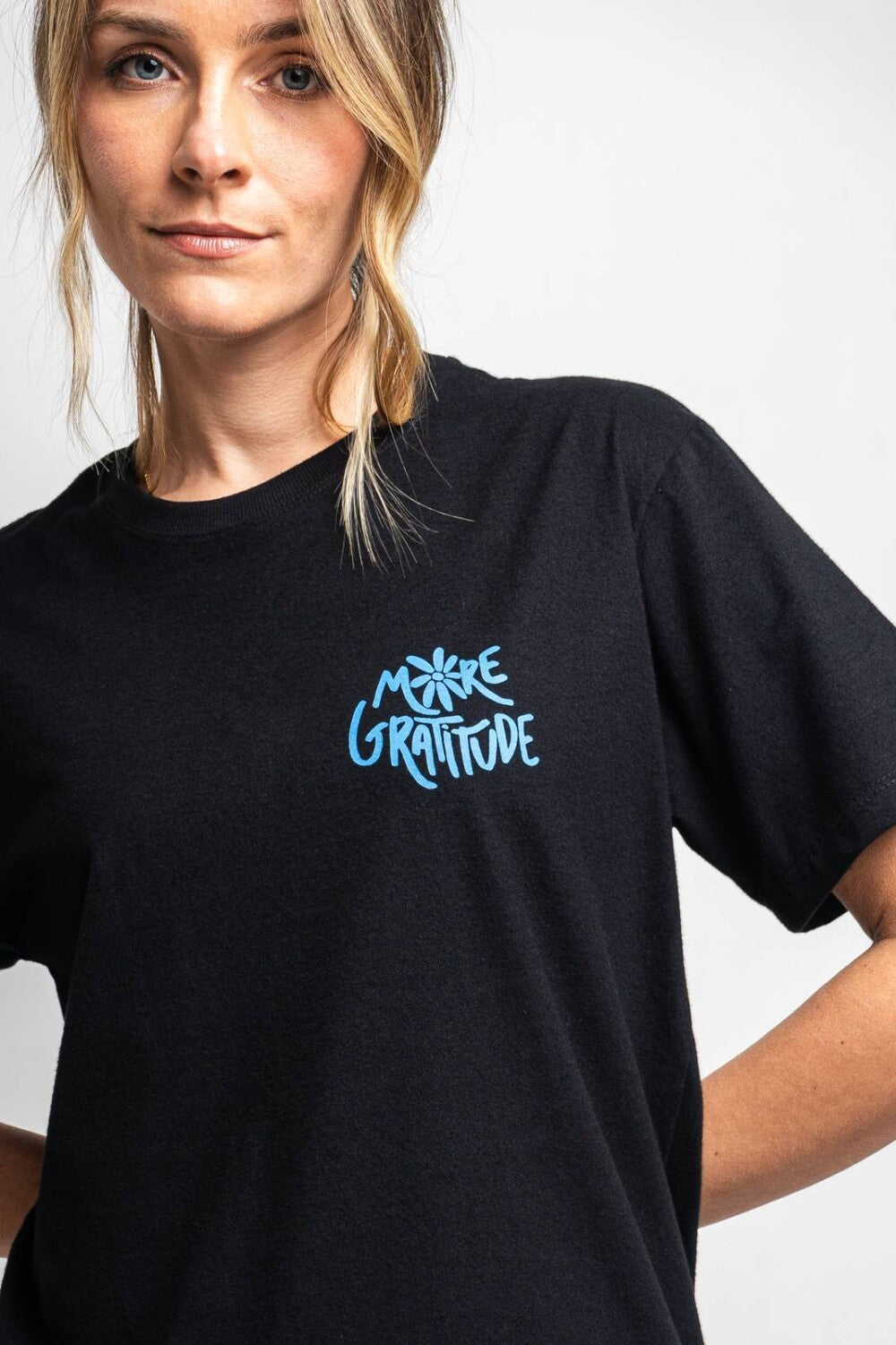 Camiseta More Gratitude Preta
