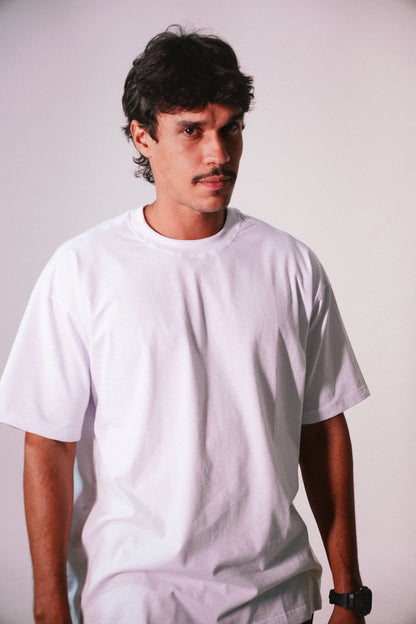 Camiseta Oversized Básica Branca