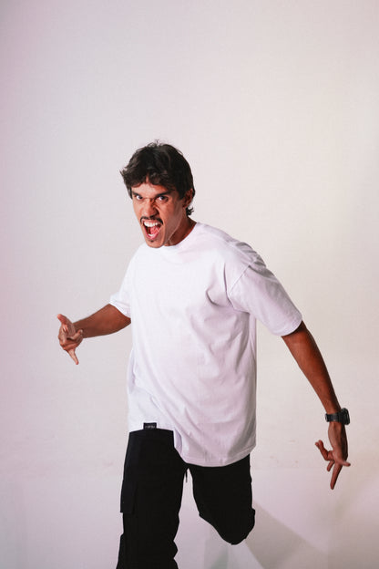 Camiseta Oversized Básica Branca