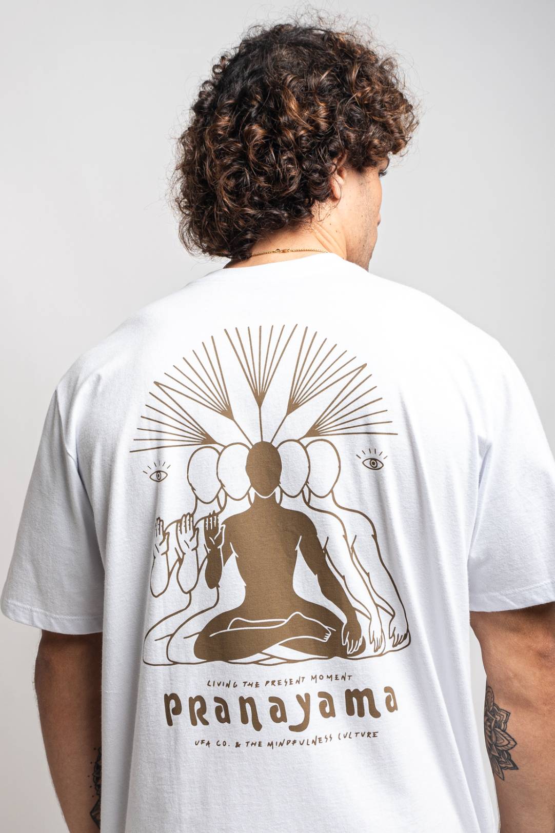 Camiseta Pranayama Branca