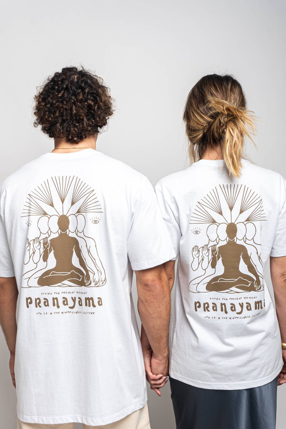 Camiseta Pranayama Branca