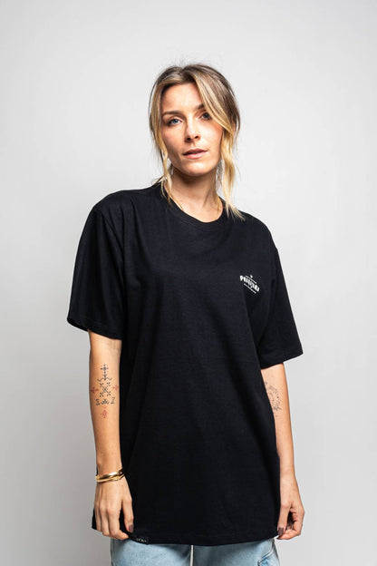 Camiseta Pranayama Preta